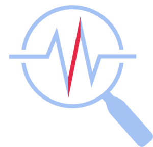 magnifying glass and signal icon
